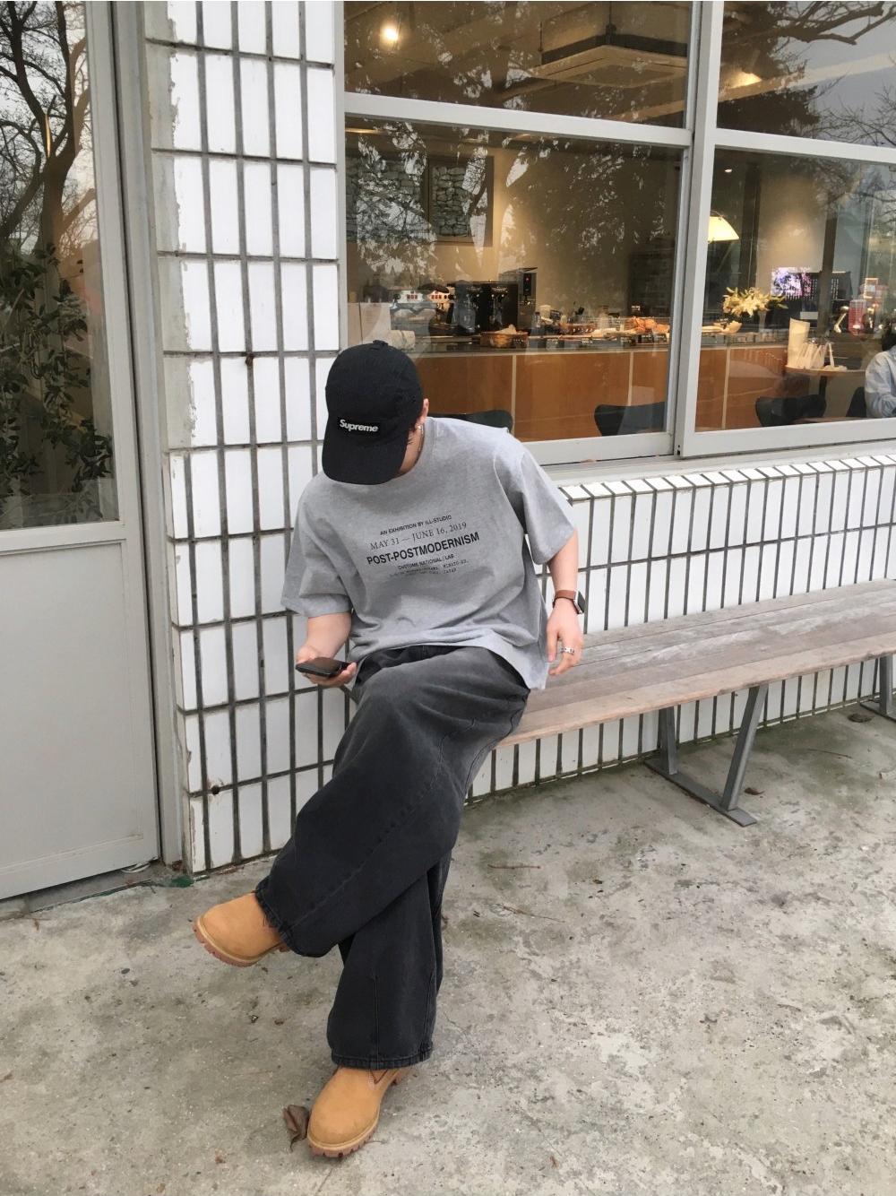 Tokyo 英文印花 寬鬆 落肩 短袖 T恤 / 3色 - WHATEVER