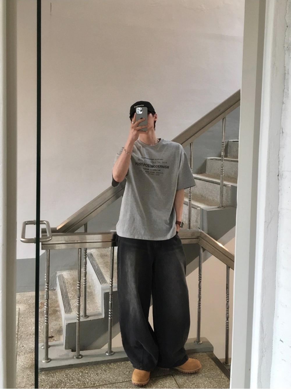 Tokyo 英文印花 寬鬆 落肩 短袖 T恤 / 3色 - WHATEVER STUDIO