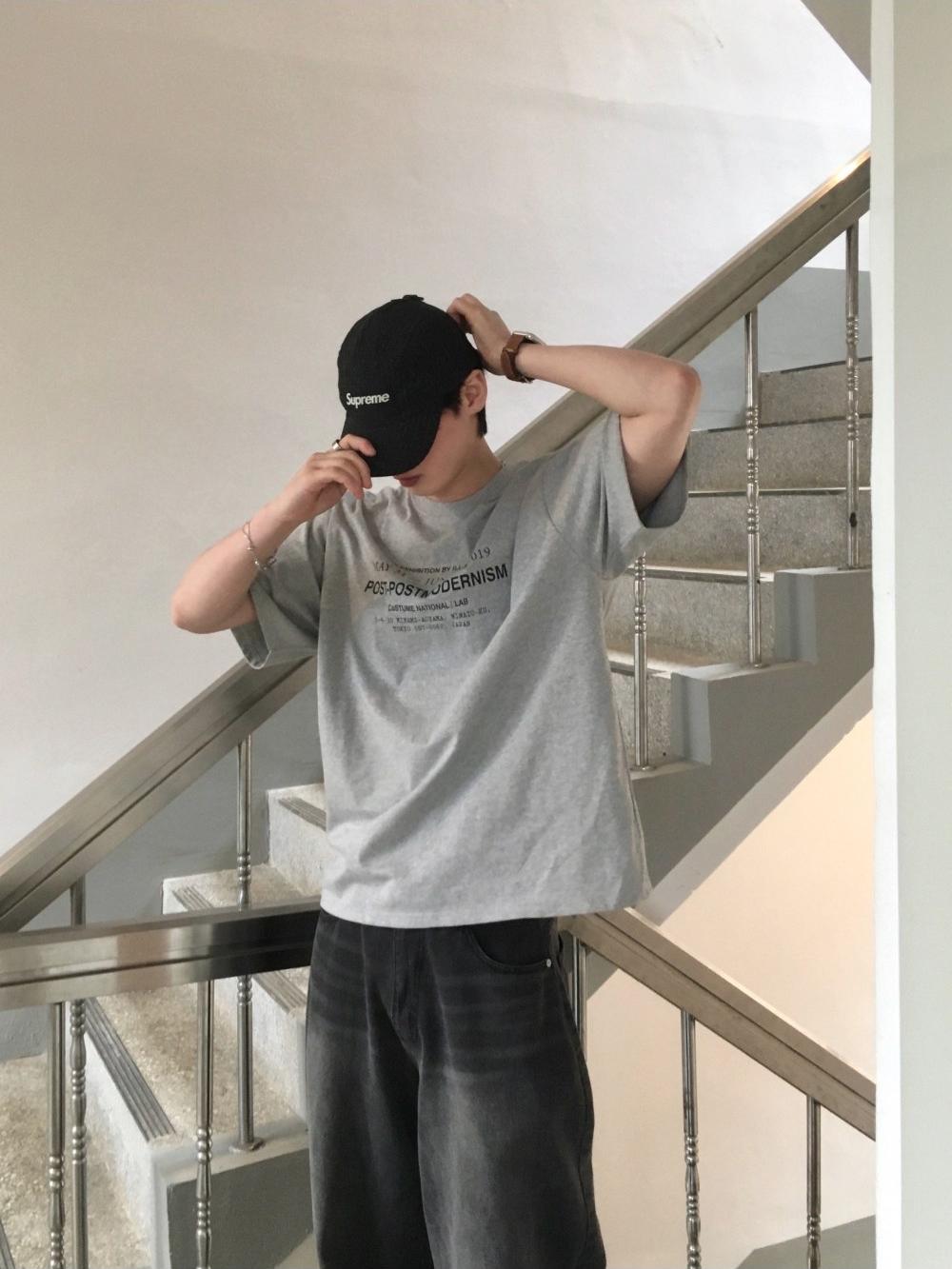 Tokyo 英文印花 寬鬆 落肩 短袖 T恤 / 3色 - WHATEVER STUDIO