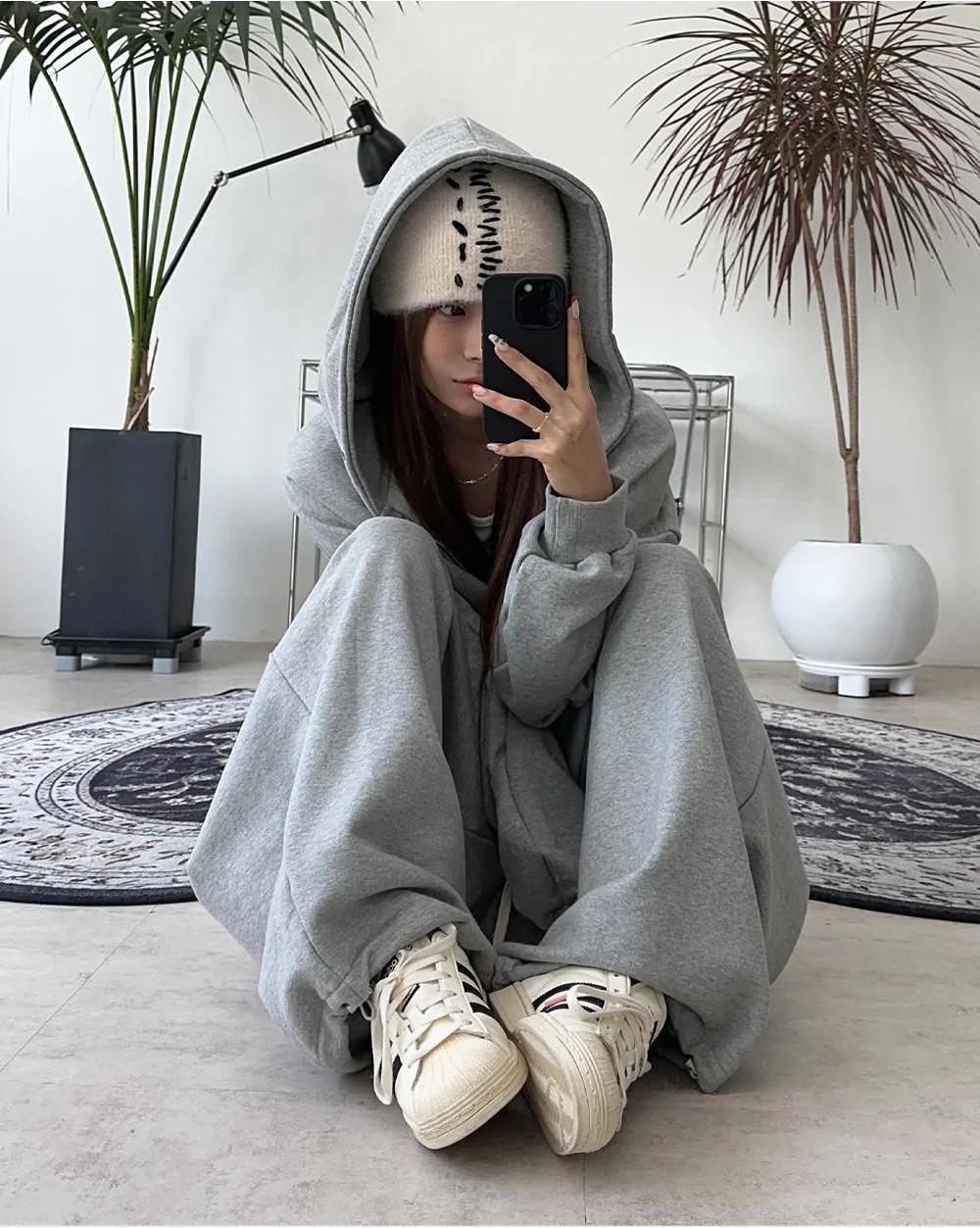 【可拆買】TXT崔然竣同款 慵懶 雙拉鍊 套裝 / 5色 - WHATEVER